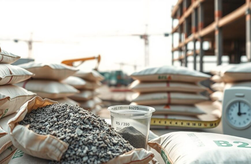 Beton B25 w workach – ile na m3 gotowej zaprawy musisz kupić i jak przeliczyć wagę na objętość?