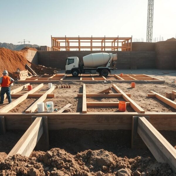Jak zrobić fundament pod budynek – kluczowe etapy prac ziemnych, szalowania i zalewania betonu
